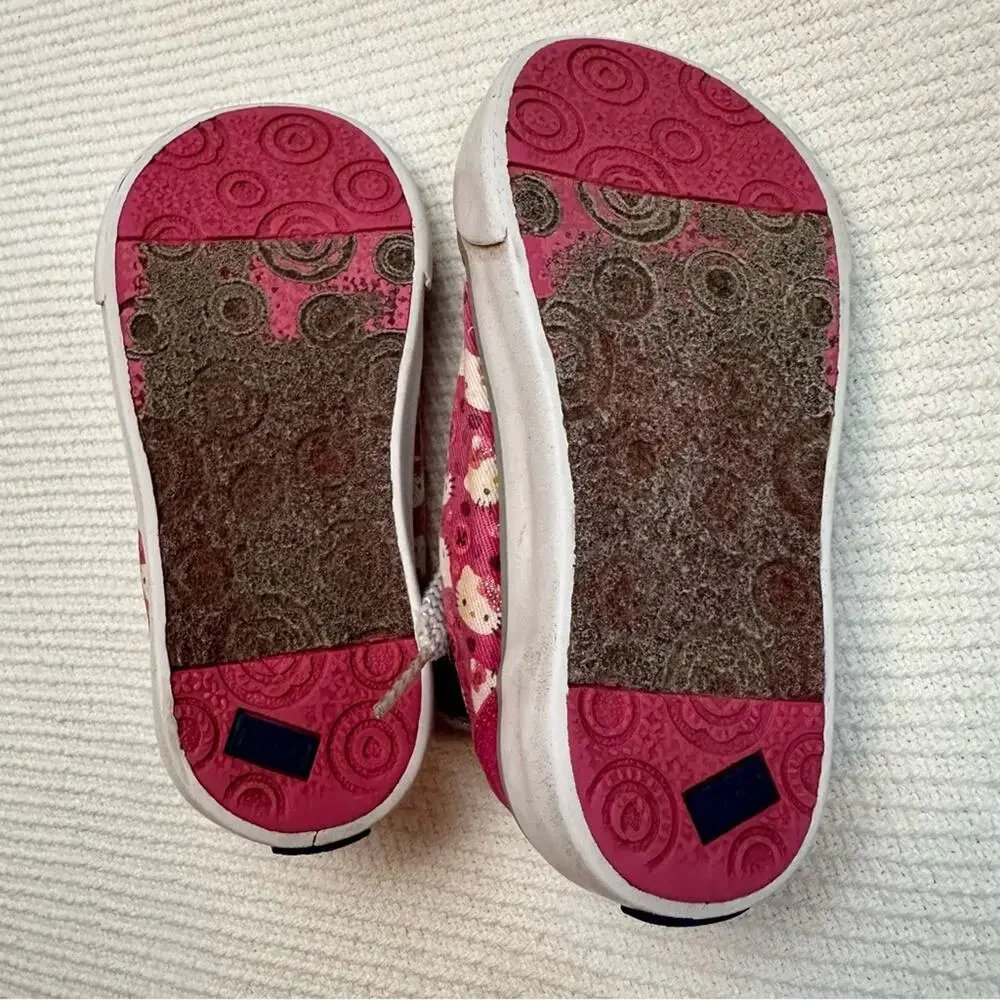 Keds Hello Kitty Mimmy Lace Up Sneakers Girls size 7 Running Shoes School